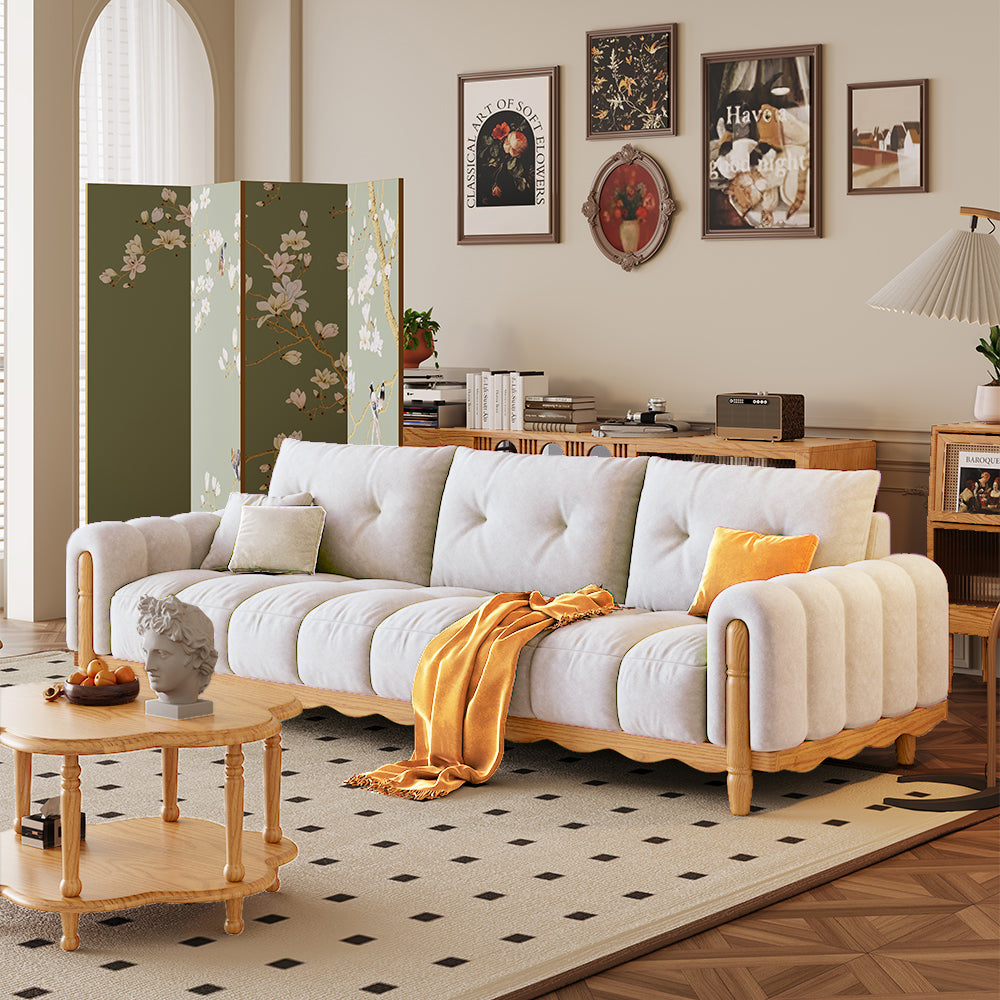 LIVARA 908 Style With Sofa Velvet Vintage 180-280cm Throw Pillows