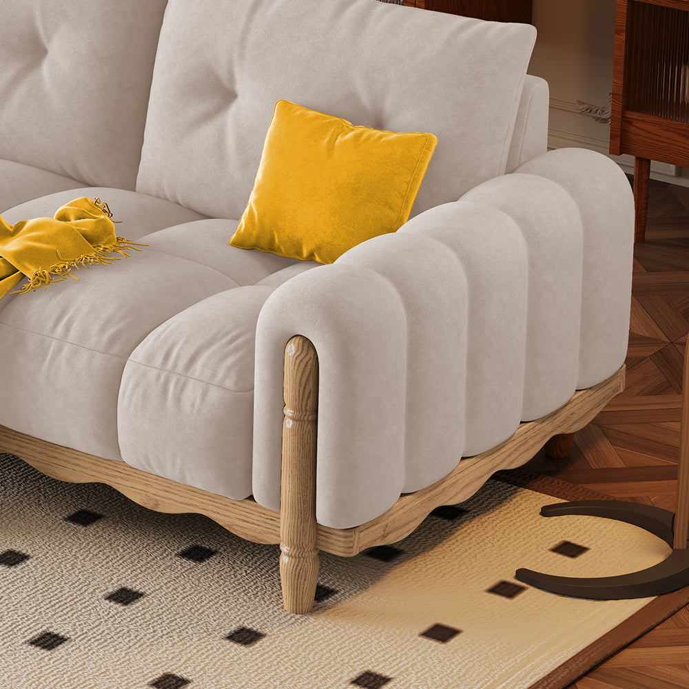 LIVARA 908 Style With Sofa Velvet Vintage 180-280cm Throw Pillows