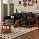 LIVARA 909 Wax With Vintage Sofa 180-280cm Style Leather Oil Cushions