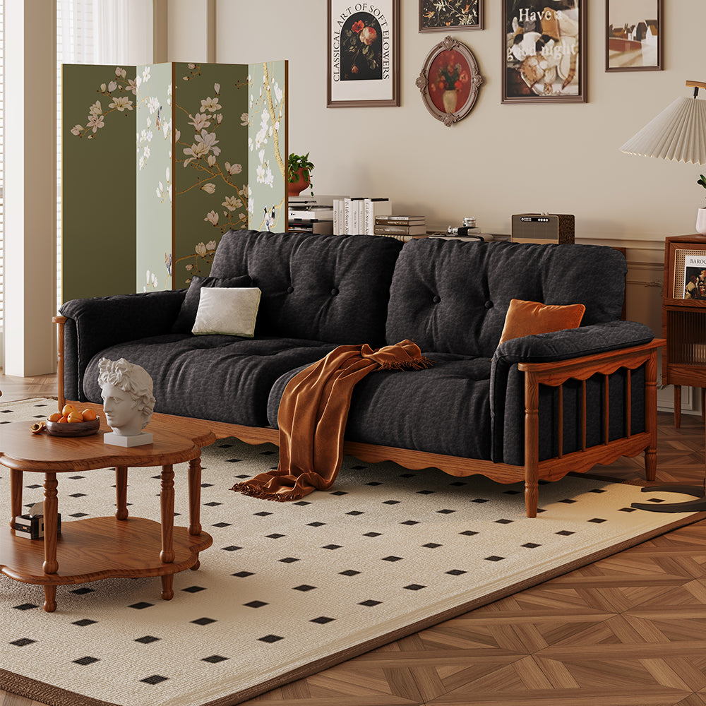 LIVARA 909 Wax With Vintage Sofa 180-280cm Style Leather Oil Cushions