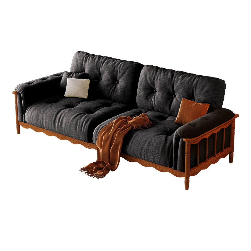 LIVARA 909 Wax With Vintage Sofa 180-280cm Style Leather Oil Cushions
