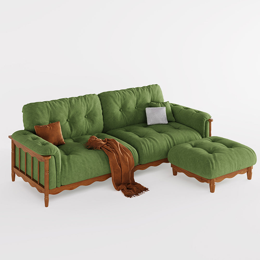 LIVARA 909 Style With Vintage Velvet 180-280cm Sofa 180-280cm Cushions