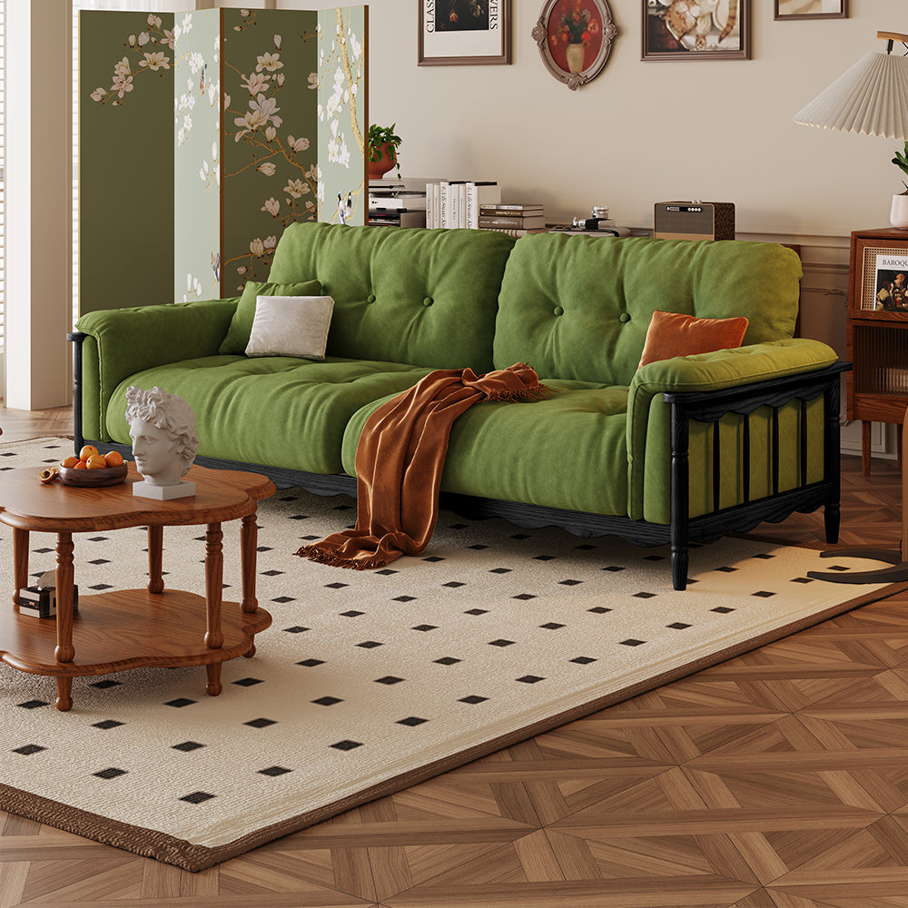 LIVARA 909 Style With Vintage Velvet 180-280cm Sofa 180-280cm Cushions