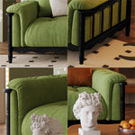 LIVARA 909 Style With Vintage Velvet 180-280cm Sofa 180-280cm Cushions