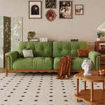 LIVARA 909 Style With Vintage Velvet 180-280cm Sofa 180-280cm Cushions