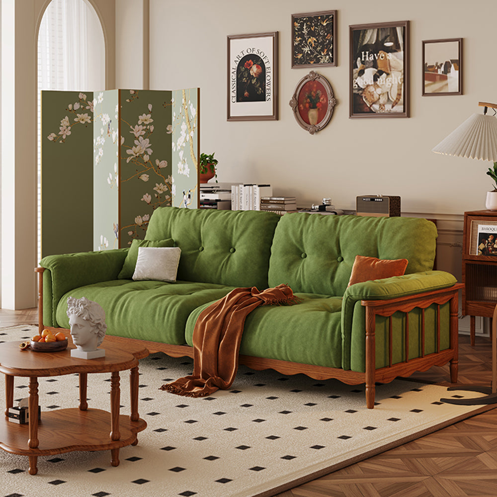 LIVARA 909 Style With Vintage Velvet 180-280cm Sofa 180-280cm Cushions