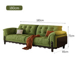 LIVARA 910 Sofa Solid Fabric Length 180/210/240/280cm Velvet Wood Frame