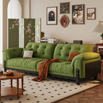 LIVARA 910 Sofa Solid Fabric Length 180/210/240/280cm Velvet Wood Frame