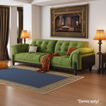 LIVARA 910 Sofa Solid Fabric Length 180/210/240/280cm Velvet Wood Frame