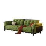 LIVARA 910 Sofa Solid Fabric Length 180/210/240/280cm Velvet Wood Frame