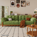 LIVARA 910 Sofa Solid Fabric Length 180/210/240/280cm Velvet Wood Frame