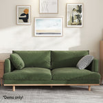 LIVARA HXSF01 Fabric Wood Solid Sofa/Footstool Corduroy Frame