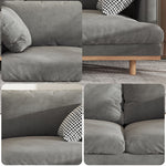 LIVARA HXSF01 Fabric Wood Solid Sofa/Footstool Corduroy Frame