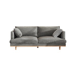 LIVARA HXSF01 Fabric Wood Solid Sofa/Footstool Corduroy Frame