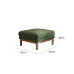 LIVARA HXSF01 Fabric Wood Solid Sofa/Footstool Corduroy Frame