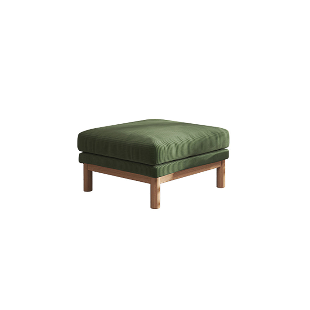 LIVARA HXSF01 Fabric Wood Solid Sofa/Footstool Corduroy Frame