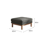LIVARA HXSF01 Fabric Wood Solid Sofa/Footstool Corduroy Frame