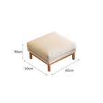 LIVARA HXSF01 Fabric Wood Solid Sofa/Footstool Corduroy Frame