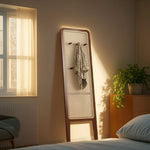 LIVARA Single Room Panel Bamboo Rattan Woven Freestanding with Divider Hooks