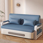 LIVARA 85/108/128/158cm Sofa Length Storage Carbon Frame Bed Built-in Steel - with Blue