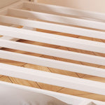 LIVARA 85/108/128/158cm Built-in Carbon Sofa Length Bed Frame Storage - Steel with Grey