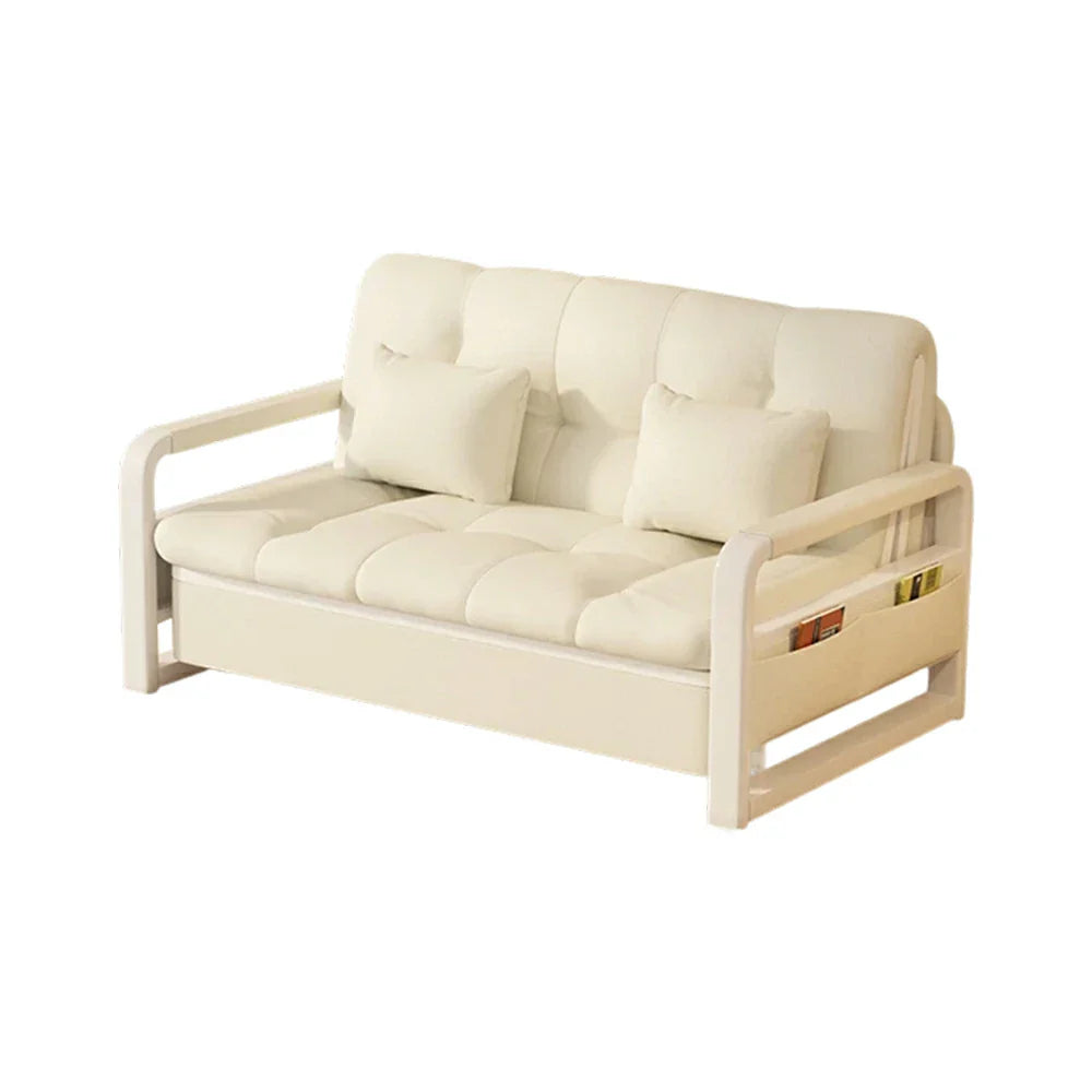LIVARA 82/108/128/158cm with Length - Heavy-duty Steel Bed Storage Frame Sofa Built-in Beige