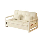 LIVARA 82/108/128/158cm with Length - Heavy-duty Steel Bed Storage Frame Sofa Built-in Beige