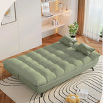 LIVARA 120/150/180/190cm Length - Fabric Convertible Cat Bed Sofa Claw Green