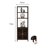 LIVARA Solid Doors, Wood or Single for Oriental Storage Style with Entryway Elegant Cabinet Wenge Living Double Room