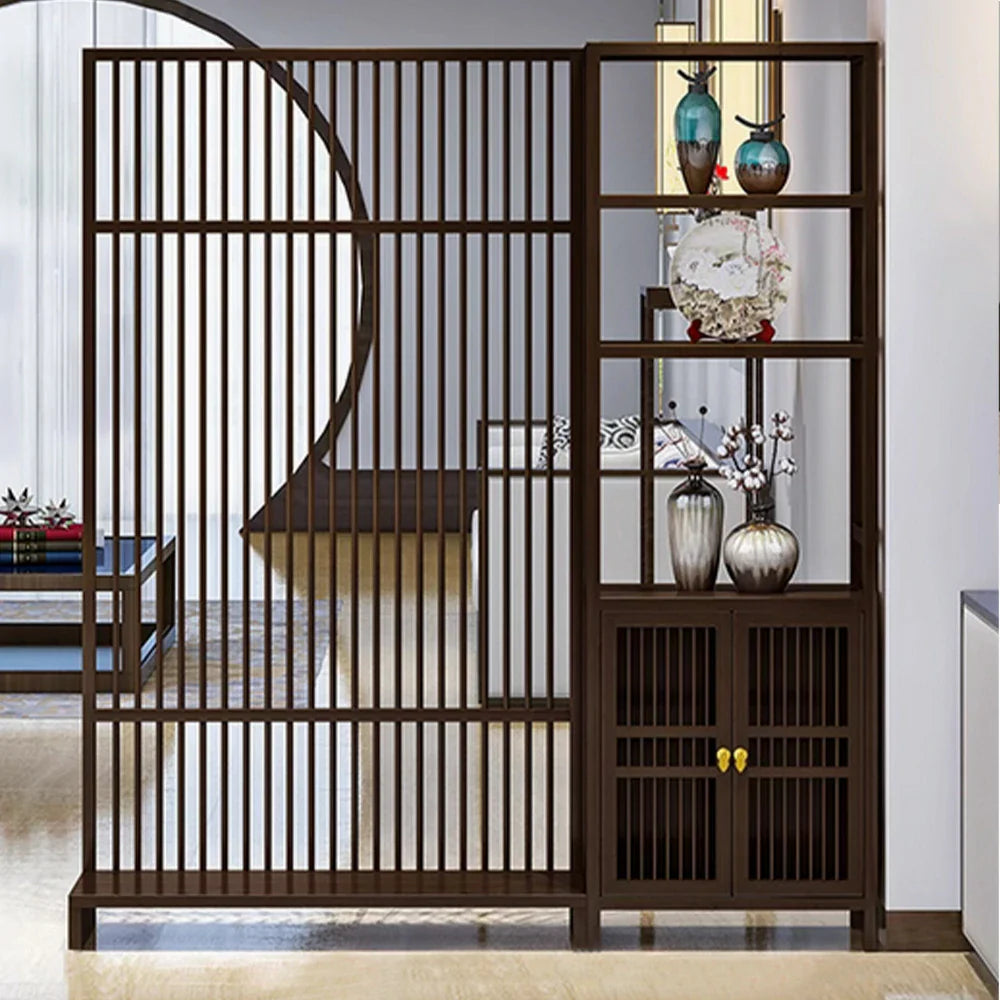 LIVARA Bamboo With Double Door Screen 71cm/91cm Cabinet Partition