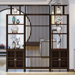 LIVARA Bamboo And Storage 91Cm Raises With 71Cm Two Cabinets Screens