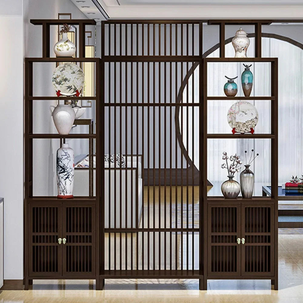 LIVARA Bamboo And Storage 91Cm Raises With 71Cm Two Cabinets Screens