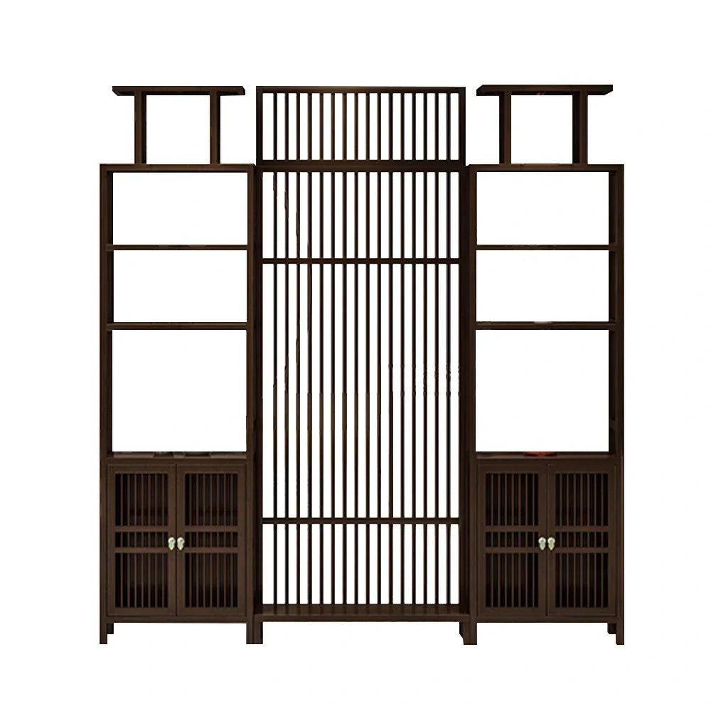 LIVARA Bamboo And Storage 91Cm Raises With 71Cm Two Cabinets Screens