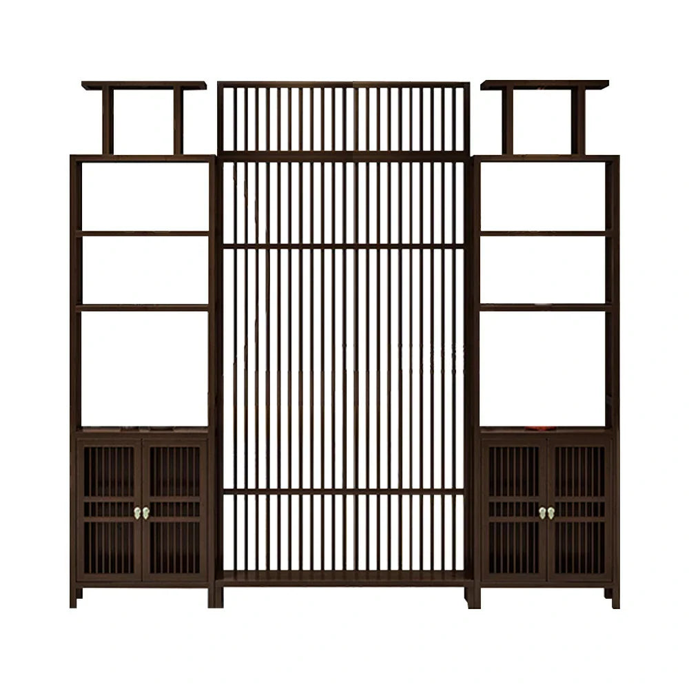 LIVARA Bamboo And Storage 91Cm Raises With 71Cm Two Cabinets Screens