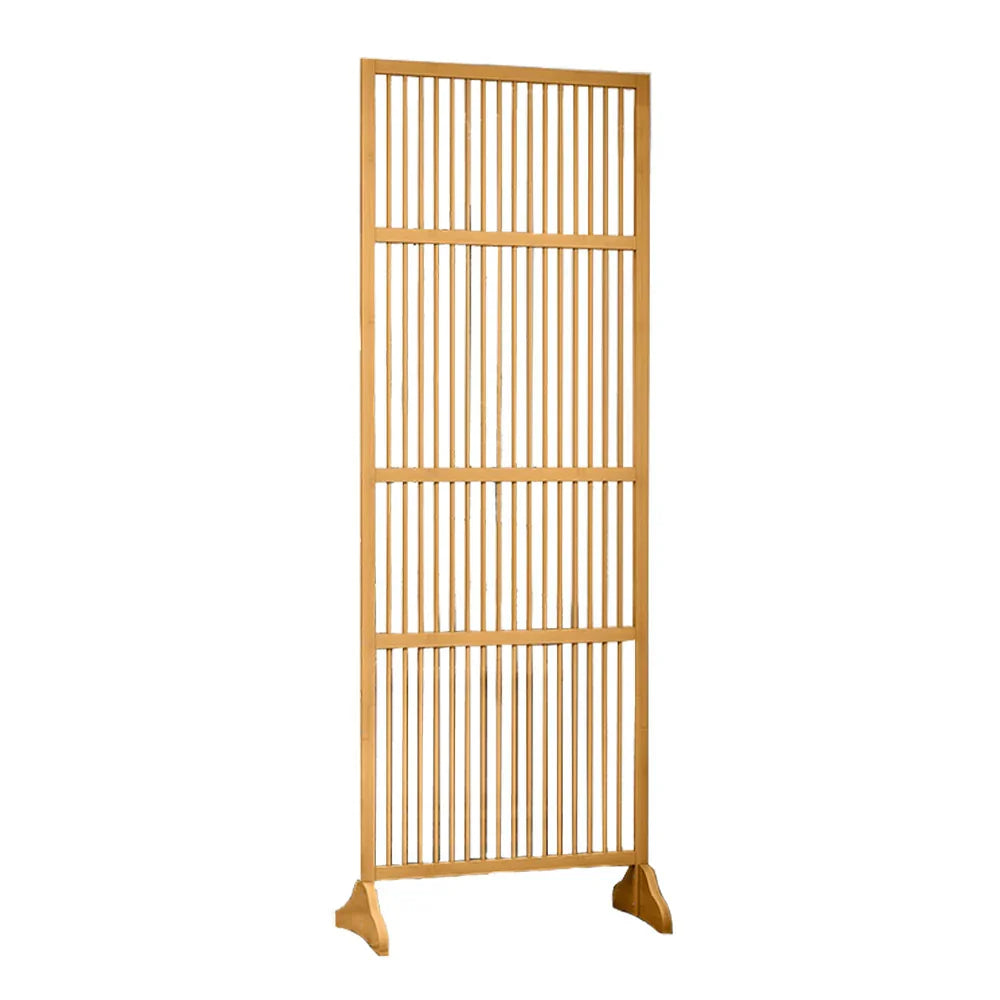 LIVARA Bamboo 71Cm Partition 100Cm Color High Wood Walnut Screen Color