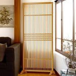 LIVARA Hollow Color/Walnut 72cm Wood Single Screen Partition Color