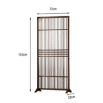 LIVARA Hollow Color/Walnut 72cm Wood Single Screen Partition Color
