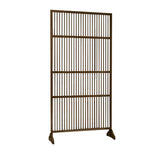 LIVARA Bamboo 71Cm Partition 100Cm Color High Wood Walnut Screen Color