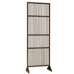 LIVARA Bamboo 71Cm Partition 100Cm Color High Wood Walnut Screen Color