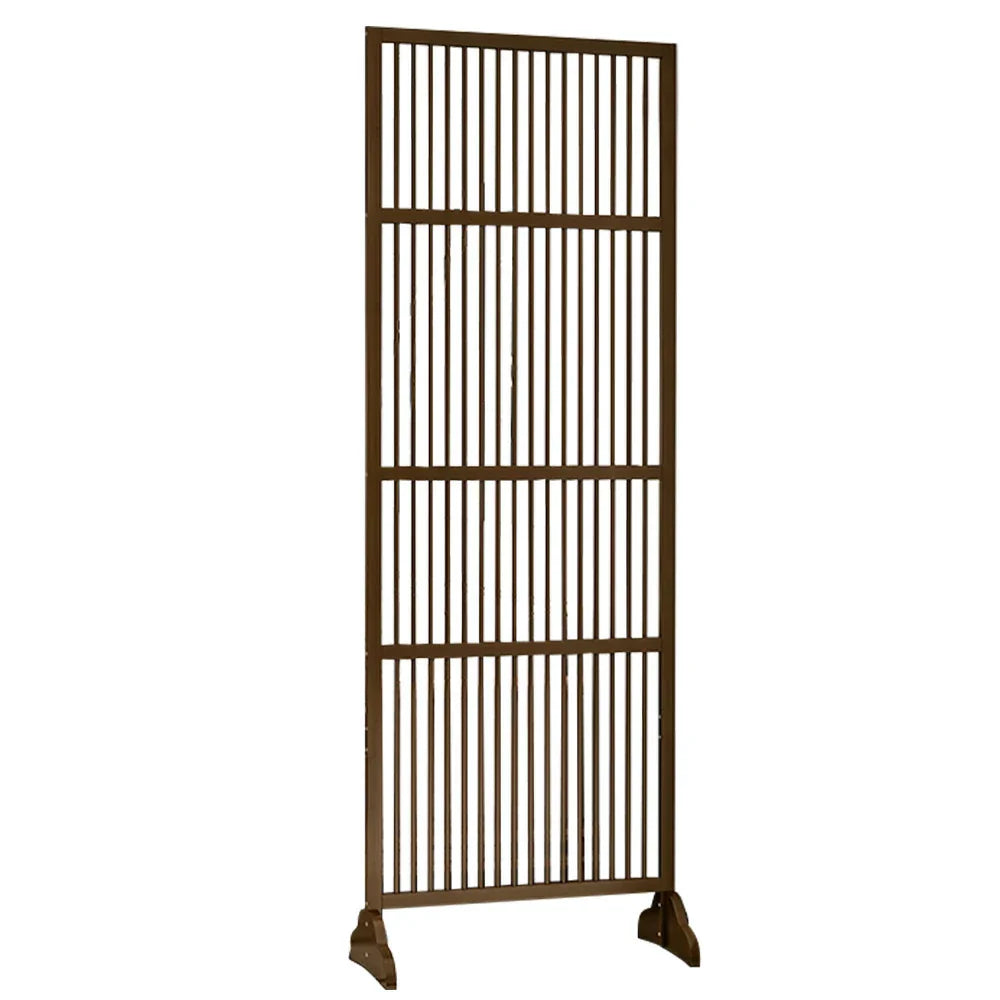 LIVARA Bamboo 71Cm Partition 100Cm Color High Wood Walnut Screen Color