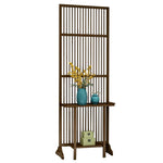 LIVARA Bamboo With 71Cm/100Cm Wood Partition Storage Platform Color/Walnut High Screen Color