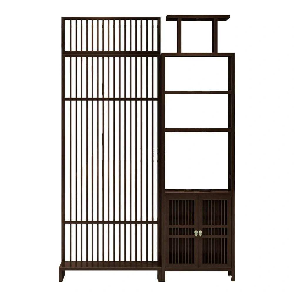 LIVARA Bamboo Screen Cabinet Storage Height And 71Cm With 91Cm Partitions