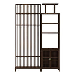 LIVARA Bamboo Screen Cabinet Storage Height And 71Cm With 91Cm Partitions