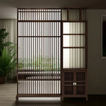 LIVARA Bamboo Screen Cabinet Storage Height And 71Cm With 91Cm Partitions