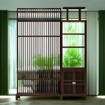 LIVARA Bamboo Screen Cabinet Storage Height And 71Cm With 91Cm Partitions