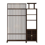 LIVARA Bamboo Screen Cabinet Storage Height And 71Cm With 91Cm Partitions