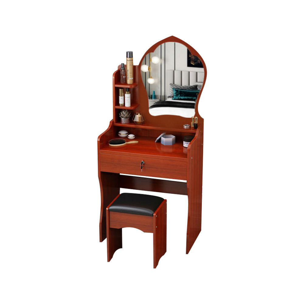LIVARA 60CM Length With Mirror Princess Dressing Table Stool