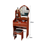 LIVARA 60CM Length With Mirror Princess Dressing Table Stool