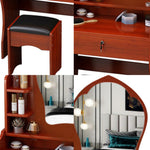 LIVARA 60CM Length With Mirror Princess Dressing Table Stool