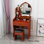 LIVARA 60CM Length With Mirror Princess Dressing Table Stool
